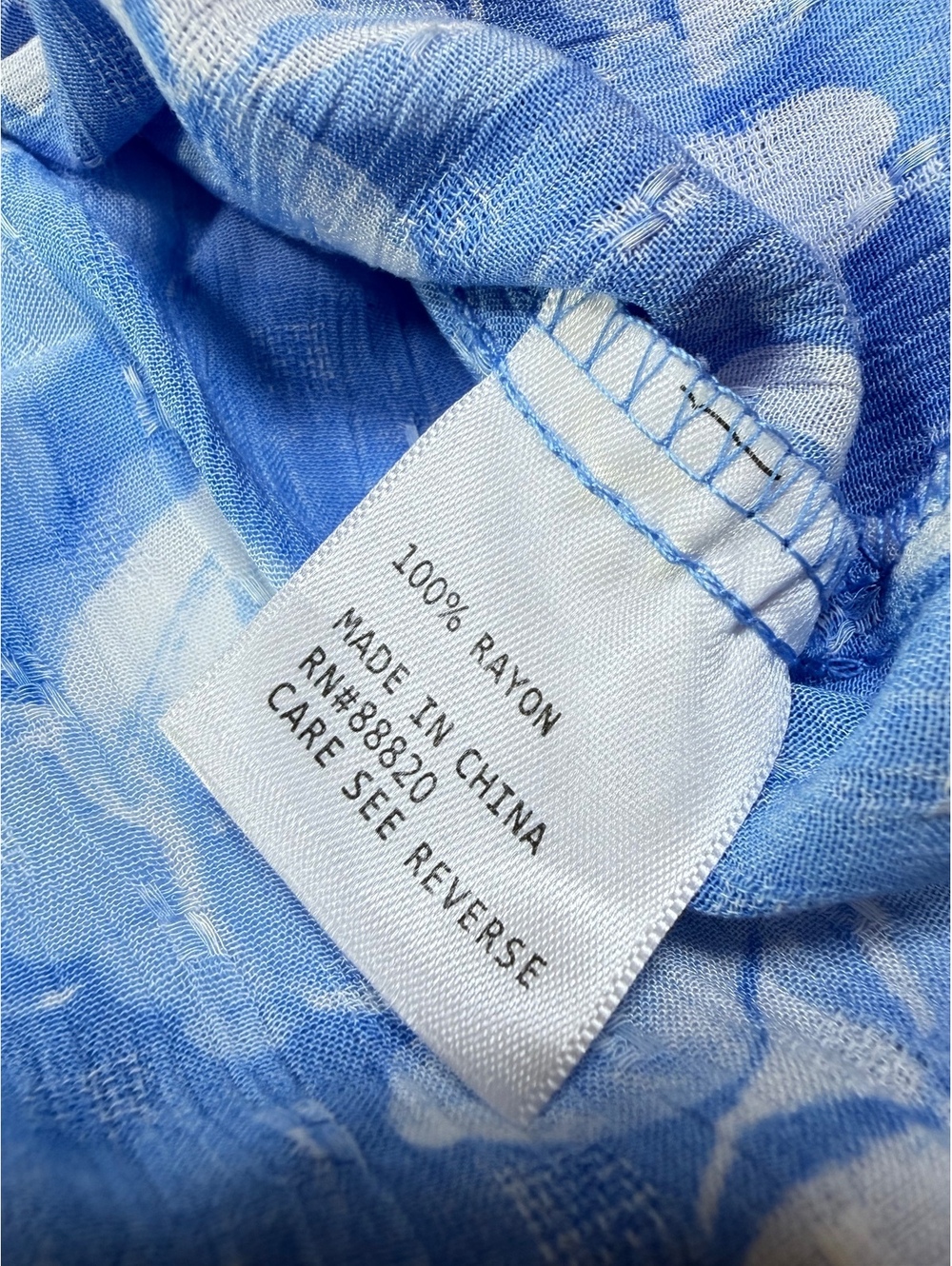 Laura Ashley blue floral blouse - Picture 5 of 6
